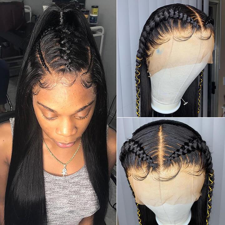Loose Deep Wave Transparent HD 13x4 13x6 360 Full Lace Front Frontal Wig Glueless Brazilian Pre Pluck Raw Lace Human Hair Wigs