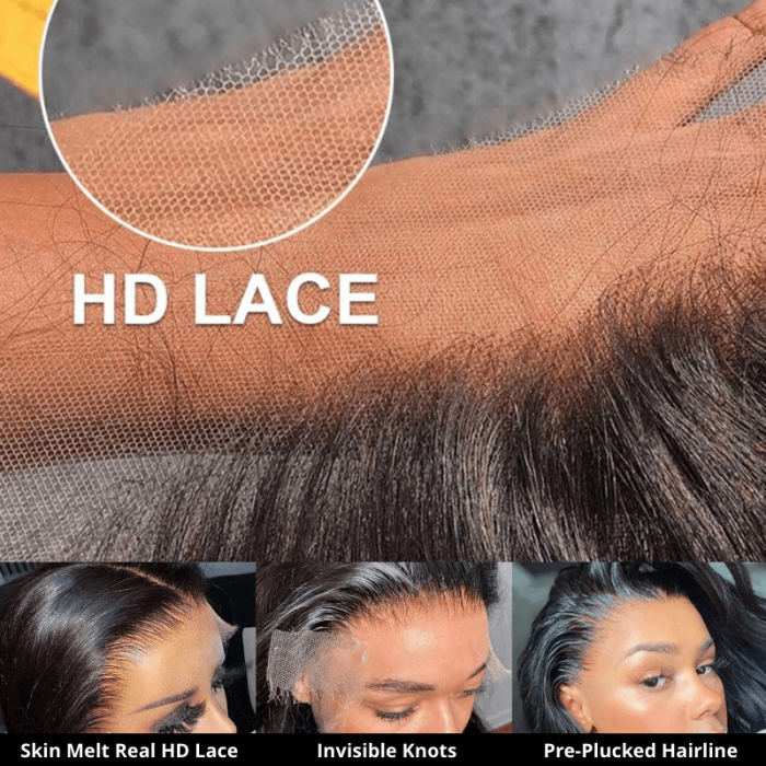 Pre Plucked Glueless Full Hd Lace Wig Swiss Hd Lace Front Water Wave Wig Human Hair Raw Vietnamese Hair Wig
